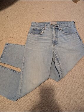 Everlane High Rise Straight Jeans 28